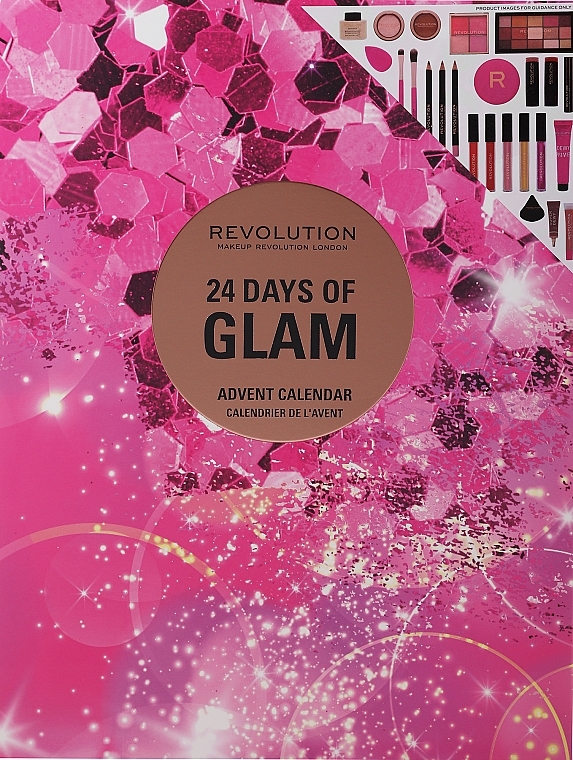 Adventskalender-Set 24 St. - Makeup Revolution 24 Days of Glam Advent Calendar  — Bild N2