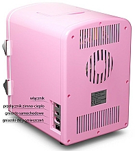 Kosmetischer mini Kühlschrank rosa - Fluff Cosmetic Fridge — Bild N4
