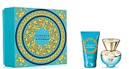 Düfte, Parfümerie und Kosmetik Versace Dylan Turquoise pour Femme - Duftset (Eau de Toilette 30 ml + Körperlotion 30 ml) 