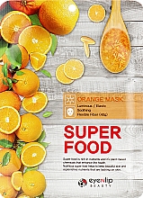 Tuchmaske für das Gesicht mit Orangenextrakt - Eyenlip Super Food Orange Mask — Bild N2