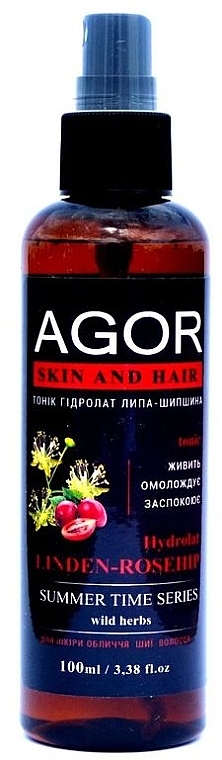 Hydrolat-Tonikum Hagebuttenlinde - Agor Summer Time Skin And Hair Tonic — Bild N1