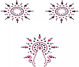 Dekorative Körpersteine für den Körper schwarz-rosa - Petits Joujoux Gloria Set — Bild N1