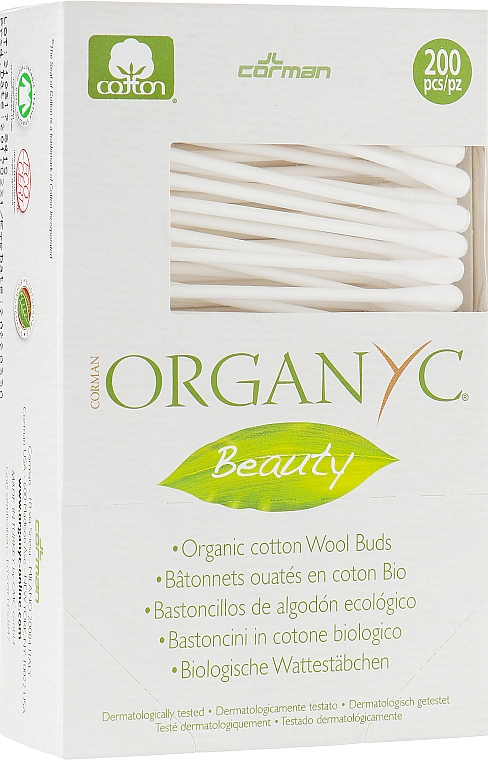 Hygienische Wattestäbchen - Corman Organyc Beauty Cotton Buds — Bild N1