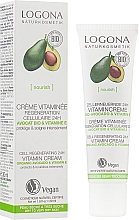 Düfte, Parfümerie und Kosmetik Pflegende Bio-Vitamin-Creme zur Intensivtherapie - Logona Facial Care Vitamin Cream Organic Avocado