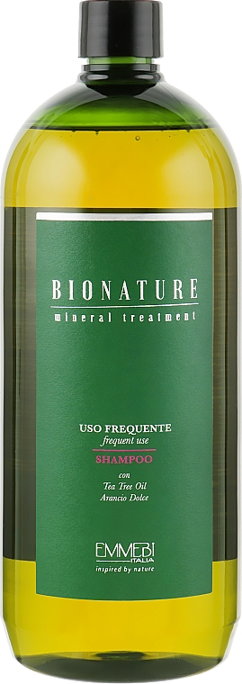 Haarshampoo für den täglichen Gebrauch mit Teebaumöl - Emmebi Italia BioNatural Mineral Treatment Frequent Use Shampoo — Bild N1
