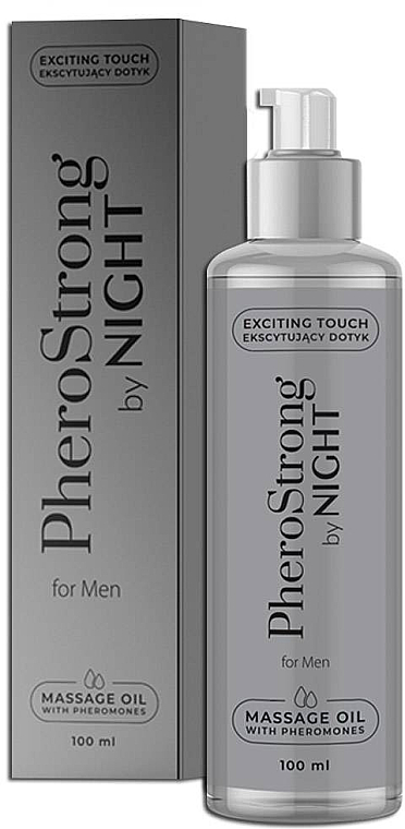 PheroStrong by Night for Men - Massageöl für Männer mit Pheromonen — Bild N1