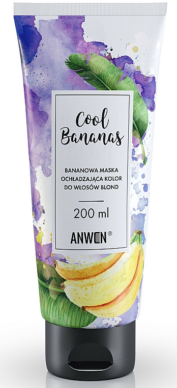 Maske für blondes Haar mit Bananenduft - Anwen Cool Bananas Color Cooling Mask For Blond Hair — Bild N1