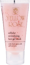 Revitalisierende Gelmaske für das Gesicht mit Stammzellen aus Äpfeln, Fruchtextrakten und Vitaminen - Yellow Rose Cellular Revitalizing Gel Mask (in Tube) — Bild N1