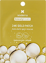 Düfte, Parfümerie und Kosmetik Hydrogel-Augenpatches - SesDerma Laboratories Beauty Treats 24k Gold Eye Patch