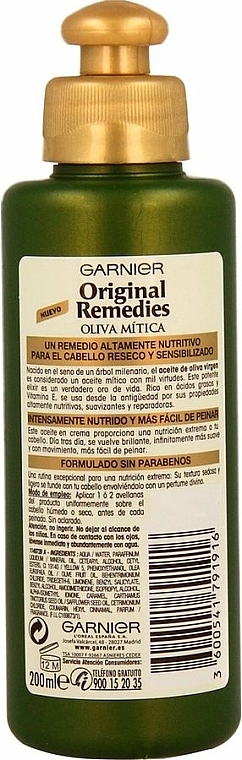 Haarcreme für trockenes Haar mit Oliven - Garnier Original Remedies Olive Oil Mythical Cream — Bild N2