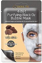 Düfte, Parfümerie und Kosmetik Tiefenreinigende und feuchtigkeitsspendende Blasenmaske für das Gesicht mit Vulkanasche - Skinlite Purifying Black Bubble Mask