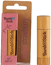 Düfte, Parfümerie und Kosmetik Lippenbutter mit Erdbeergeschmack - Bamboostick Strawberry Bamboo Natural Care Lip Butter