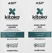 Düfte, Parfümerie und Kosmetik Set - Affinage Kitoko Hydro-Revive Cleanser & Balm Sachet Duo (h/sham/10ml + h/balm10ml)