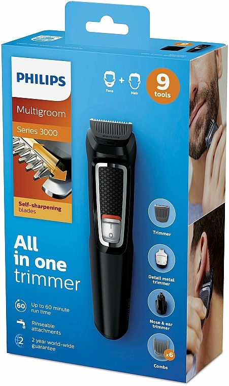 Rasierapparat für Bart und Haar - Philips Multigroom series MG3740/15 — Bild N2