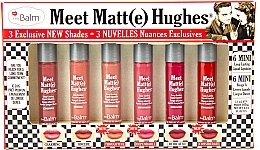 Düfte, Parfümerie und Kosmetik Lippenstift-Set - TheBalm Meet Matt(e) Hughes 6 Mini Kit (Lippenstift 6x1.2ml)
