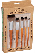 Düfte, Parfümerie und Kosmetik Make-up Pinselset 37474 5 St. - Top Choice Bamboo Make Up Set