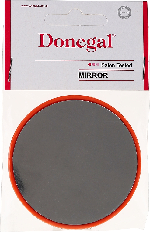 Kosmetischer Taschenspiegel 9511 rund 7 cm orange - Donegal