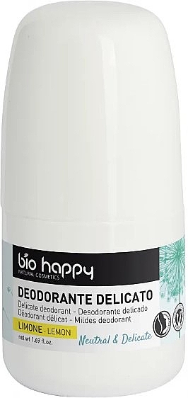 Deo Roll-on Zitrone - Bio Happy Neutral & Delicate Roll-On Deodorant Lemon — Bild N1