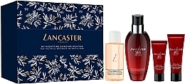 Gesichtspflegeset - Lancaster My Nighttime Skincare Routine Festive Gift Set (Make-up Entferner 30ml + Serum 50ml + Creme 7ml + Augencreme 5ml)  — Bild N1