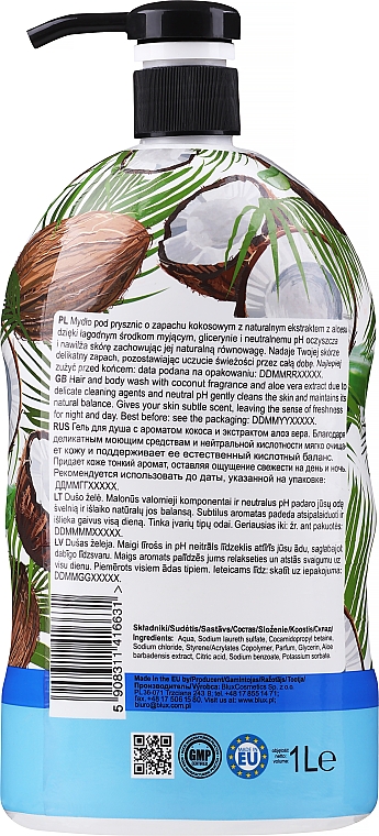 Duschgel für Haar und Körper mit Kokosöl - Naturaphy — Foto N4