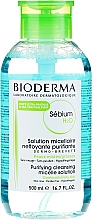 Klärendes, seboregulierendes und beruhigendes Mizellen-Reinigungswasser zum Abschminken für fettige und Mischhaut - Bioderma Sebium H2O Micellaire Solution — Foto N5