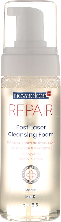 Reinigungsschaum nach ästhetischen medizinischen Behandlungen - Novaclear Repair Post Laser Cleansing Foam — Bild N1