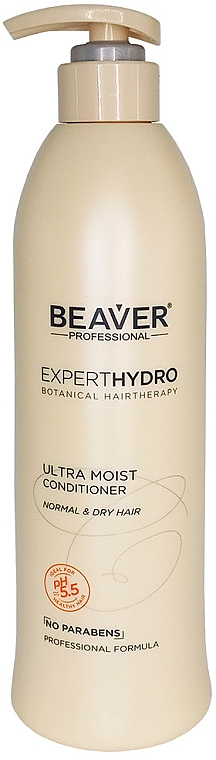 Ultra feuchtigkeitsspendender Conditioner für trockenes und geschädigtes Haar - Beaver Professional Expert Hydro Ultra Moisture Conditioner — Bild N1