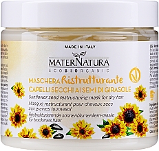 Düfte, Parfümerie und Kosmetik Regenerierende Haarmaske - MaterNatura Sunflower Seeds Restoring Mask