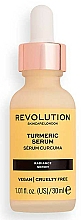 Düfte, Parfümerie und Kosmetik Beruhigendes Gesichtsserum mit Kurkumawurzelextrakt, Traubenkern- und Sonnenblumenöl - Revolution Skincare Turmeric Serum