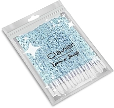 Lipgloss-Applikator weiß mit blauen Glitzern - Clavier — Bild N1