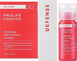 Feuchtigkeitsspendende und reinigende Gesichtsgel-Creme - Paula's Choice Hydrating Gel-to-Cream Cleanser — Bild N2