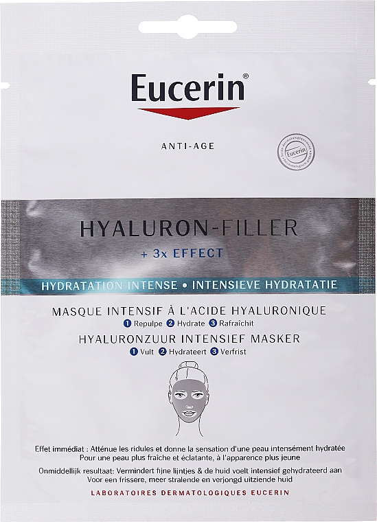 Intensive Anti-Aging Gesichtsmaske mit Hyaluronsäure - Eucerin Hyaluron-Filler Hyaluron Intensive Mask — Bild N1