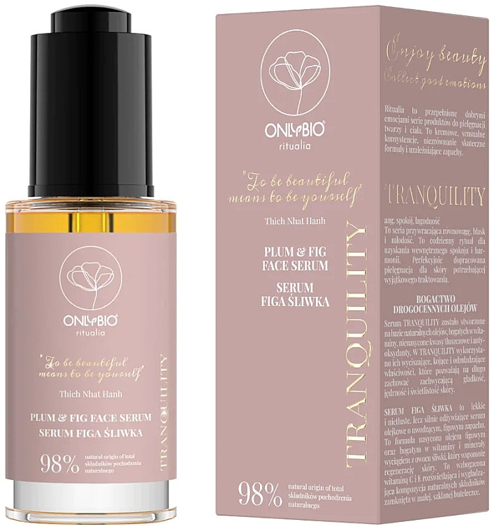 Leuchtendes Gesichtsserum - Only Bio Ritualia Tranquility Glow Enhanging Face Serum  — Bild N3