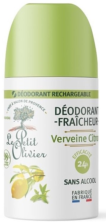 Deodorant mit Eisenkraut- und Zitronenextrakten - Le Petit Olivier Fresh Deodorant Lemon Verbena — Bild N1
