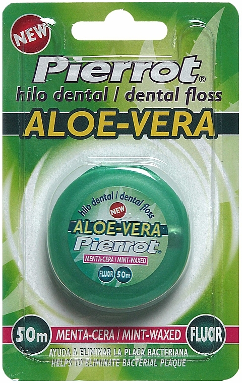 Zahnseide gewachst mit Aloe Vera Aroma - Pierrot Dental Floss Aloe Vera 