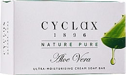Düfte, Parfümerie und Kosmetik Beruhigende und feuchtigkeitsspendende Handseife - Cyclax Nature Pure Aloe Vera Ultra-Moisturising Cream Soap Bar