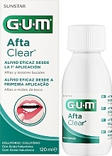 Mundspülung für Geschwüre im Mund - G.U.M. AftaClear Mouthwash — Bild N2