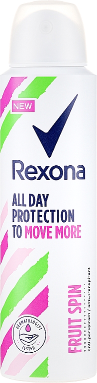 Rexona Fruit Spin Antiperspirant Deodorant Spray - Deospray Antitranspirant