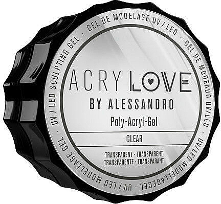 Polyacryl-Nagelgel - Alessandro International AcryLove Poly-Acryl-Gel — Bild N1