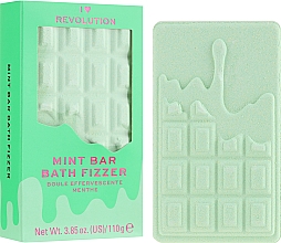 Badebombe Minze - I Heart Revolution Chocolate Bar Bath Fizzer "Mint" — Bild N1