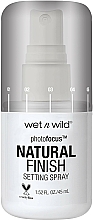 Düfte, Parfümerie und Kosmetik Make-up Fixierspray - Wet N Wild Photofocus Natural Finish Setting Spray