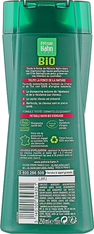 Kräftigendes Shampoo für feines Haar Bio - Eugene Perma Petrole Hahn Bio Shampoo — Bild N2