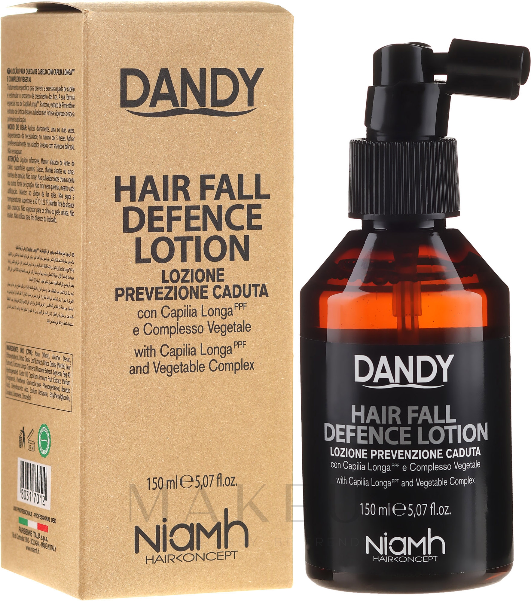 Schützende Lotion gegen Haarausfall - Niamh Hairconcept Dandy Hair Fall Defence Lotion — Bild 150 ml