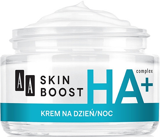 Feuchtigkeitsspendende Gesichtscreme - AA Skin Boost HA+ Moisturising Day & Night Cream — Bild N3