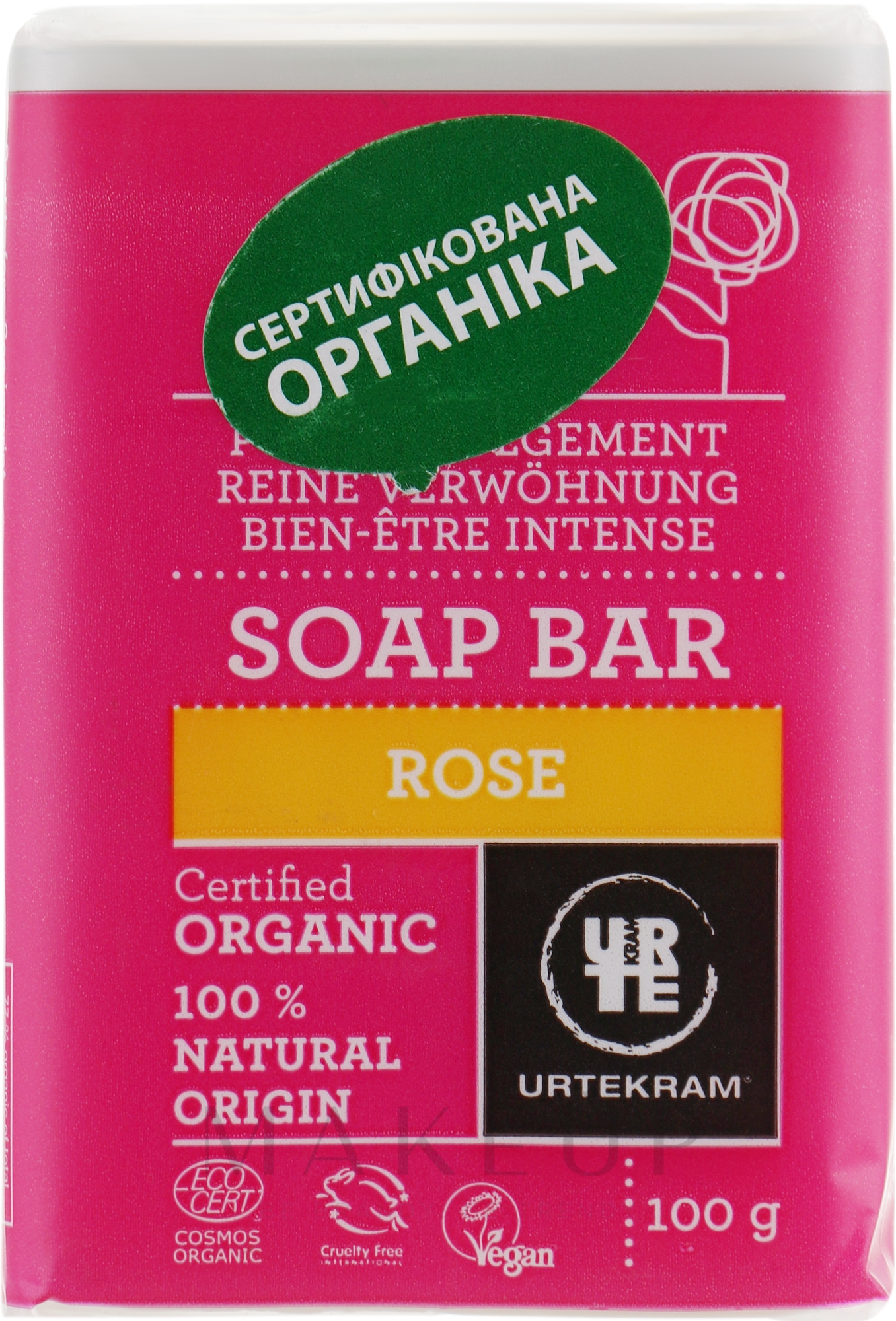 Naturseife mit Rose - Urtekram Pure Indulgement Rose Soap — Foto 100 g