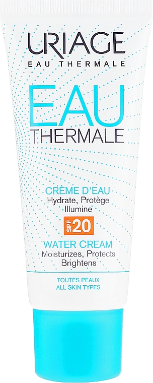 Feuchtigkeitsspendende und schützende Gesichtscreme SPF 20 - Uriage Eau Thermale Light Water Cream SPF 20 — Bild N2