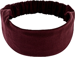 Stirnband Trikotage gerade bordeauxrot Knit Classic - MAKEUP Hair Accessories — Bild N1
