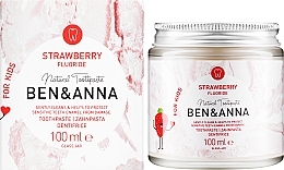 Zahnpasta für Kinder mit Erdbeere - Ben&Anna Strawberry Toothpaste Gently Cleanse Children's Teeth — Bild N2