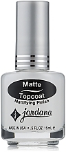 Düfte, Parfümerie und Kosmetik Mattierender Nagelüberlack - Jordana Matte Topcoat