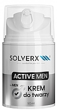 Düfte, Parfümerie und Kosmetik Kühlende Gesichtscreme für Männer - Solverx Active Men